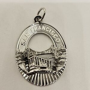 Crea San Francisco Pendant Charm Sterling Silver 925